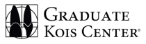 Graduate Kois Center logo featuring stylized tooth design and text on white background.
